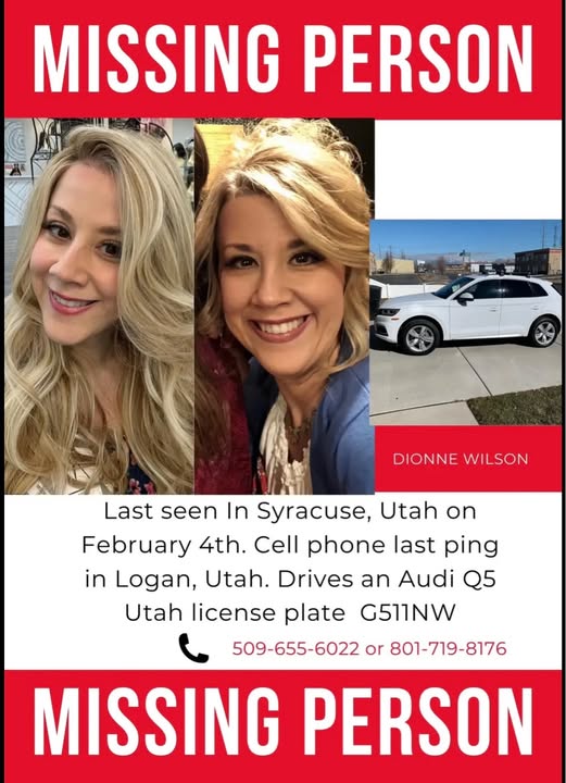 Dionne Wilson Missing: Syracuse, UT Community Unites in Search Efforts