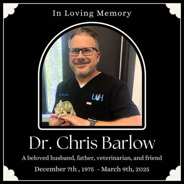 Dr. Christopher Louis Barlow Death & Obituary: A Beloved Veterinarian and Friend