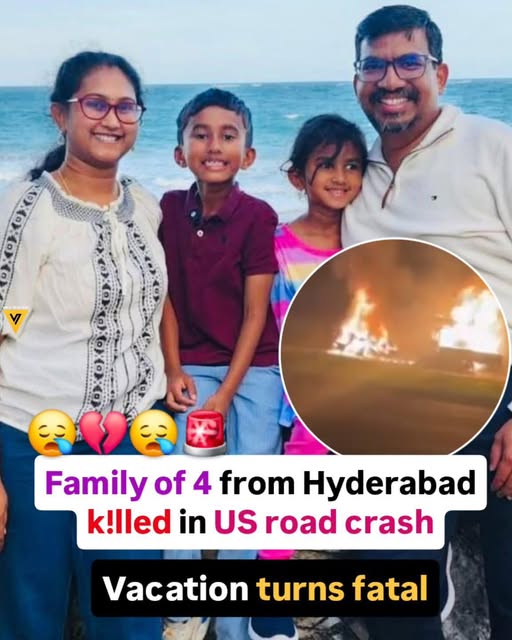 Family of Four from Hyderabad Killed in Tragic Road Accident in Texas