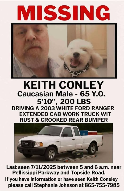 Breaking News: Missing Person – Keith Conley, 65, Last Seen July 11, 2025